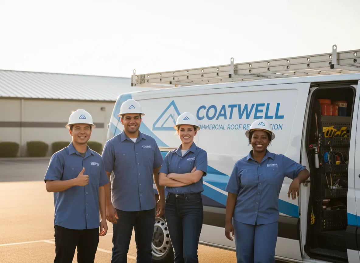 Commercial roof coating company in Mansura, LA